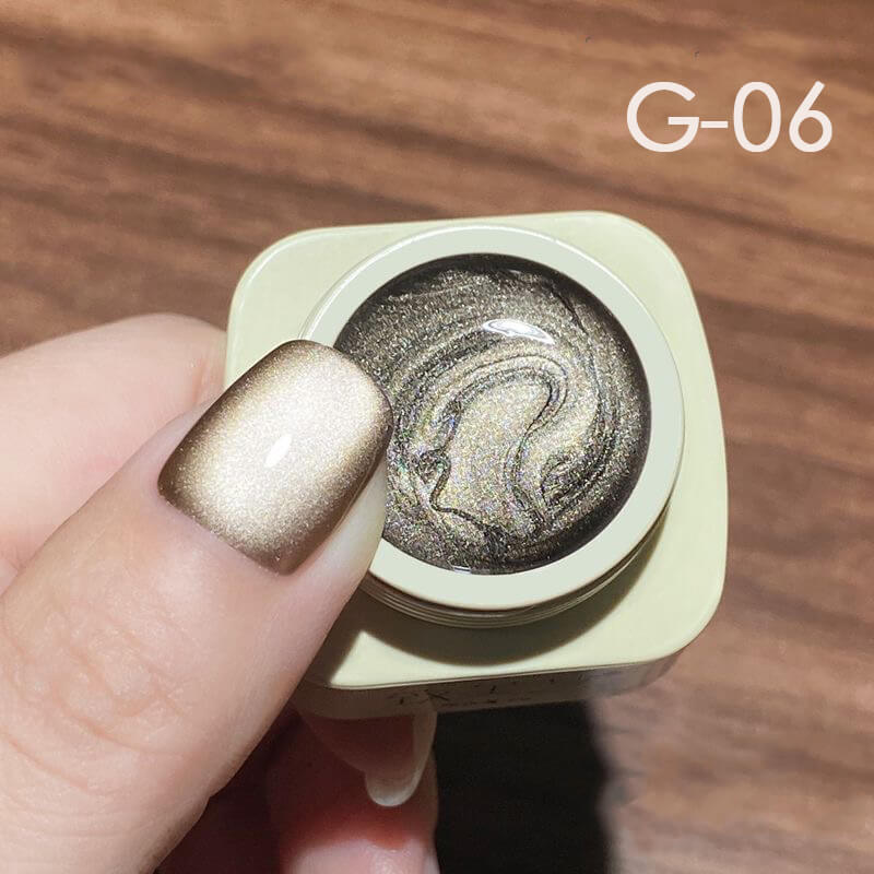 Ceramic Magnetic Gel Polish Glass Cat Eye Gel Nail Polish