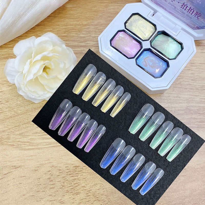 Dreamy Aurora Nail Gel Polish Iridescent Painting Nail Gel Palette
