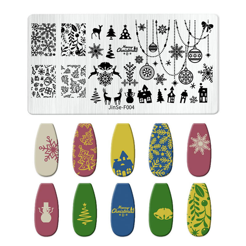 Butterfly Floral Snowflake Starburst Nail Stamping Plate – Multi-Pattern Nail Art Steel Plate