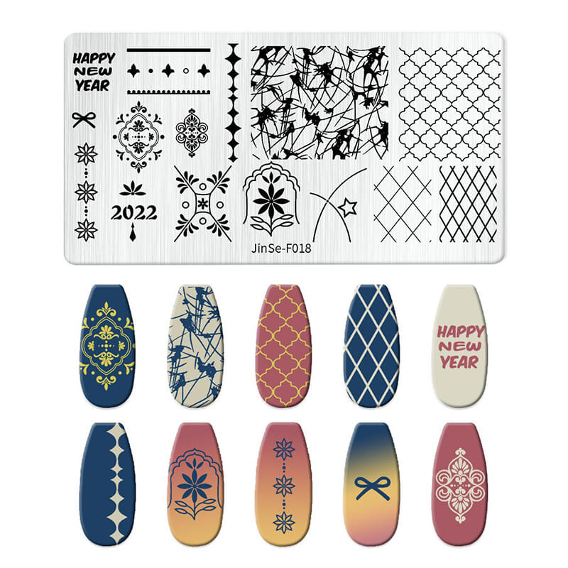Butterfly Floral Snowflake Starburst Nail Stamping Plate – Multi-Pattern Nail Art Steel Plate