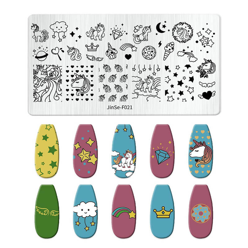 Butterfly Floral Snowflake Starburst Nail Stamping Plate – Multi-Pattern Nail Art Steel Plate