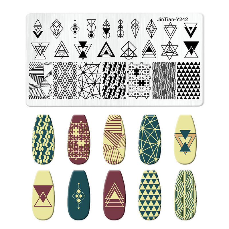Leaf Botanical Butterfly Animal Pattern Nail Stamping Plate – Multi-Pattern Nail Art Steel Plate