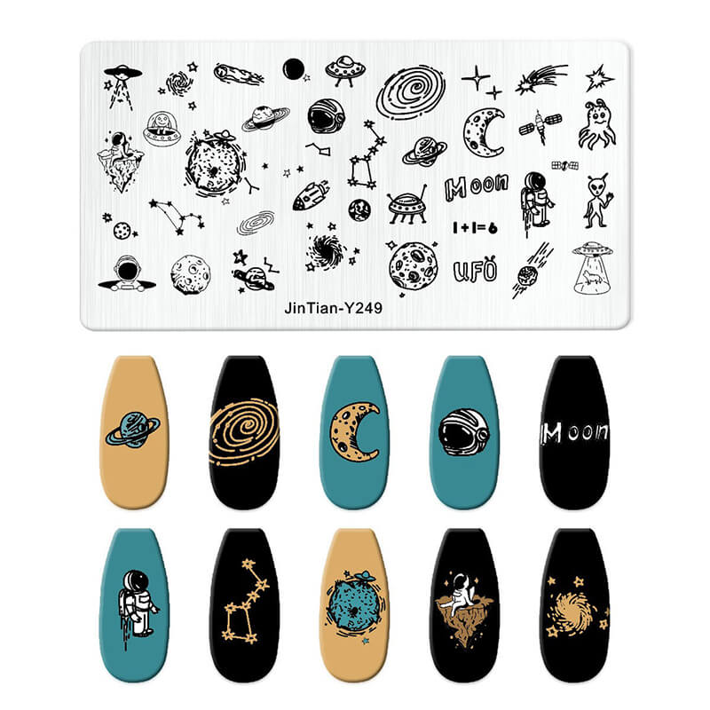 Leaf Botanical Butterfly Animal Pattern Nail Stamping Plate – Multi-Pattern Nail Art Steel Plate