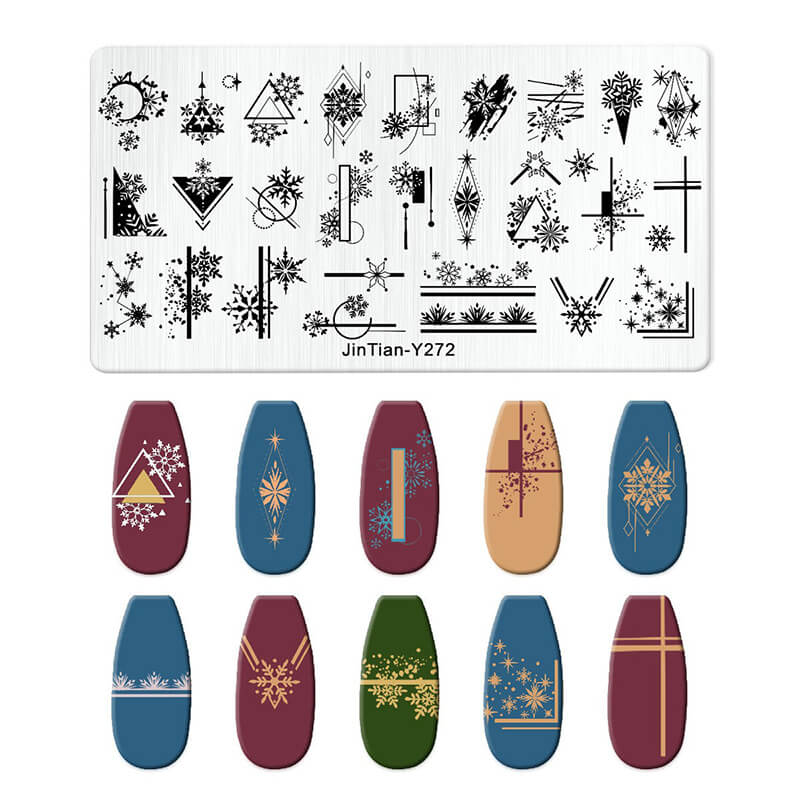 Leaf Botanical Butterfly Animal Pattern Nail Stamping Plate – Multi-Pattern Nail Art Steel Plate