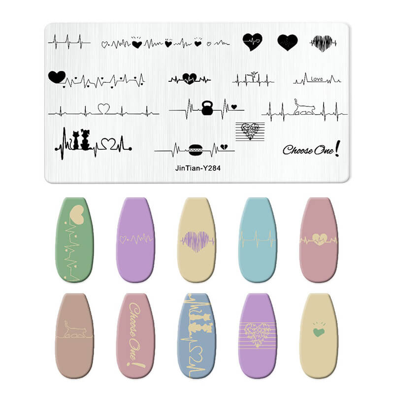 Leaf Botanical Butterfly Animal Pattern Nail Stamping Plate – Multi-Pattern Nail Art Steel Plate