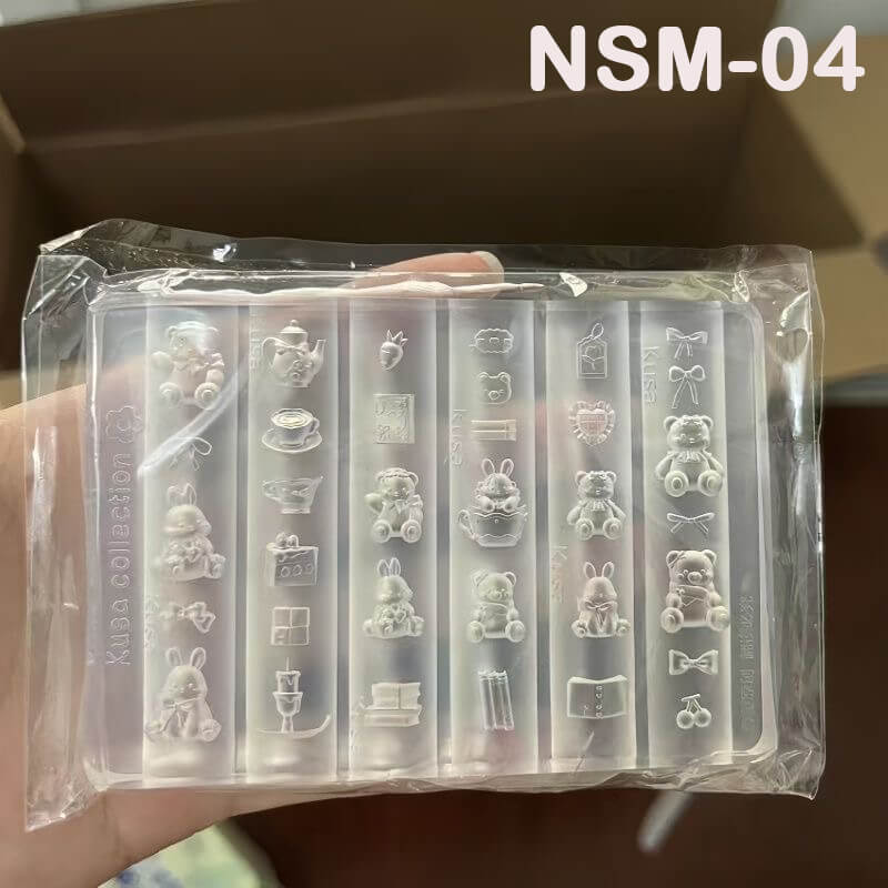 Bear & Bunny Nail Mold | Cute Kitchen Nail Silicone
