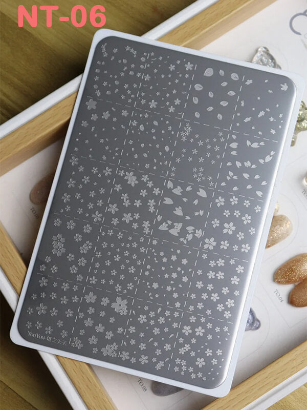 Nail Art Stamping Plate | Cartoon, Plaid, Heart & Star