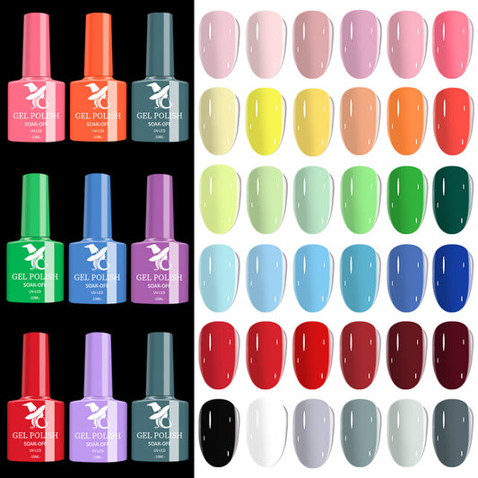 48 Color UV Gel Nail Polish Set Nail Gel Manicure Gel