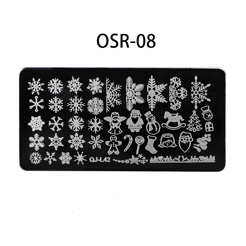 Nail Stamping Plate Nail Art Template Nail Art DIY