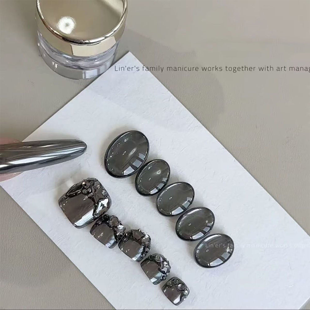 Black Chrome Powder Mirror Effect Metallic Powder