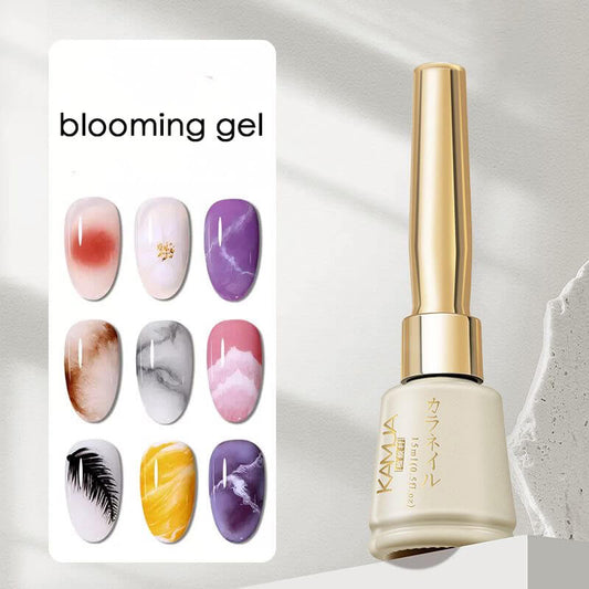 Clear blooming gel nail polish blossom gel spreading effect