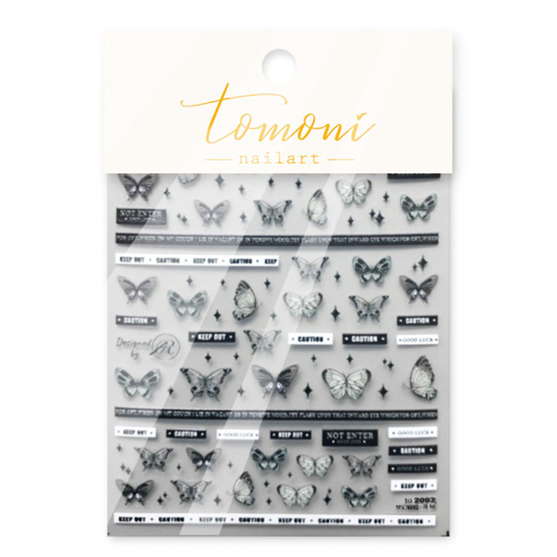 Butterfly nail art stickers 3D self-adhesive laser stickers for Nail Design