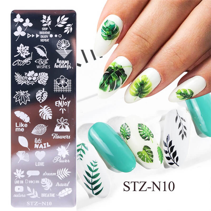 Flower Snowflake Butterfly Nail Stamping Template Stainless Nail Art Stamp Plate