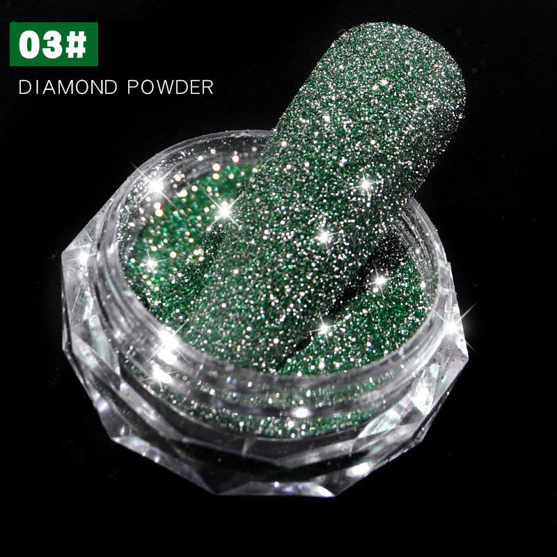 Nail Glitter Powder Sparkling Diamond Nail Powder