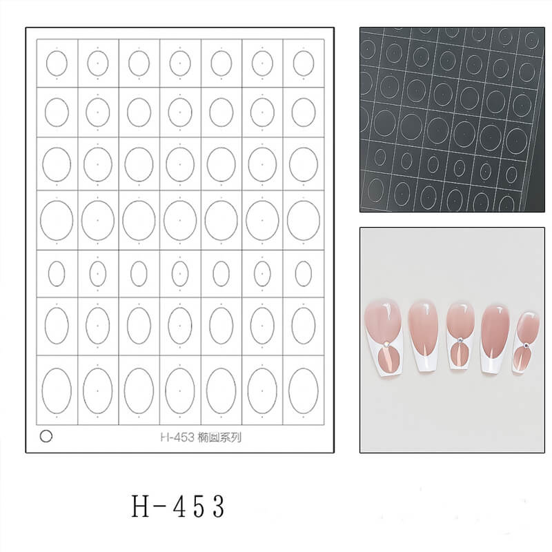 Upgraded Clear Extra-Large Ultra-Thin French Nail Tip Stickers
