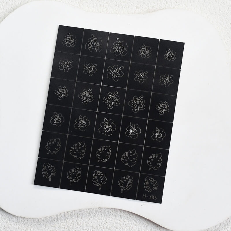 Cute Animal & Ocean Nail Art Stickers – Leaves, Plants, Jellyfish, Shell & Mermaid Designs