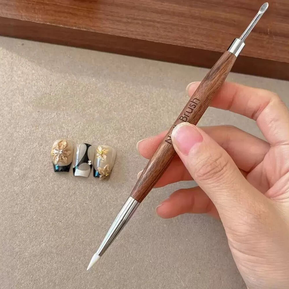 Dual-Head Nail Art Carving Pen | Silicone Sculpting Tool