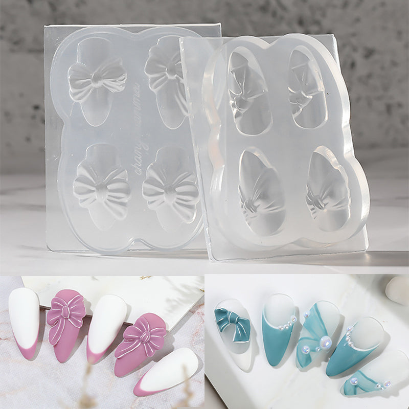 3D Nail Silicone Mold Nail Art DIY Mould Resin Casting Tools