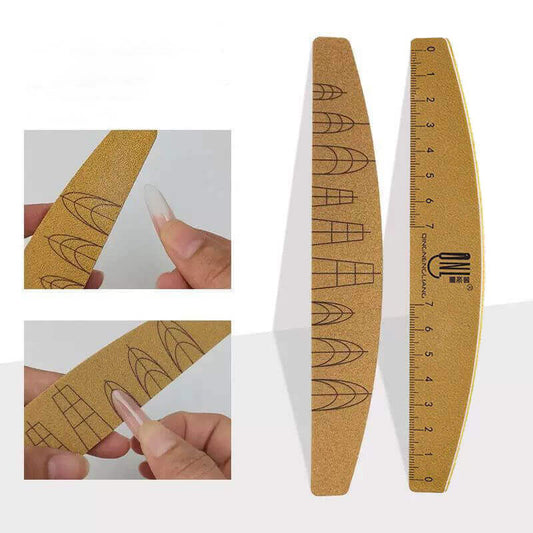 Nail File with Measurement Scale – Professional Gel Removal Tool
