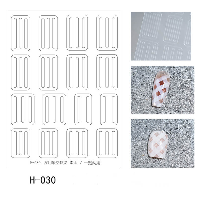 Upgraded Clear Extra-Large Ultra-Thin French Nail Tip Stickers