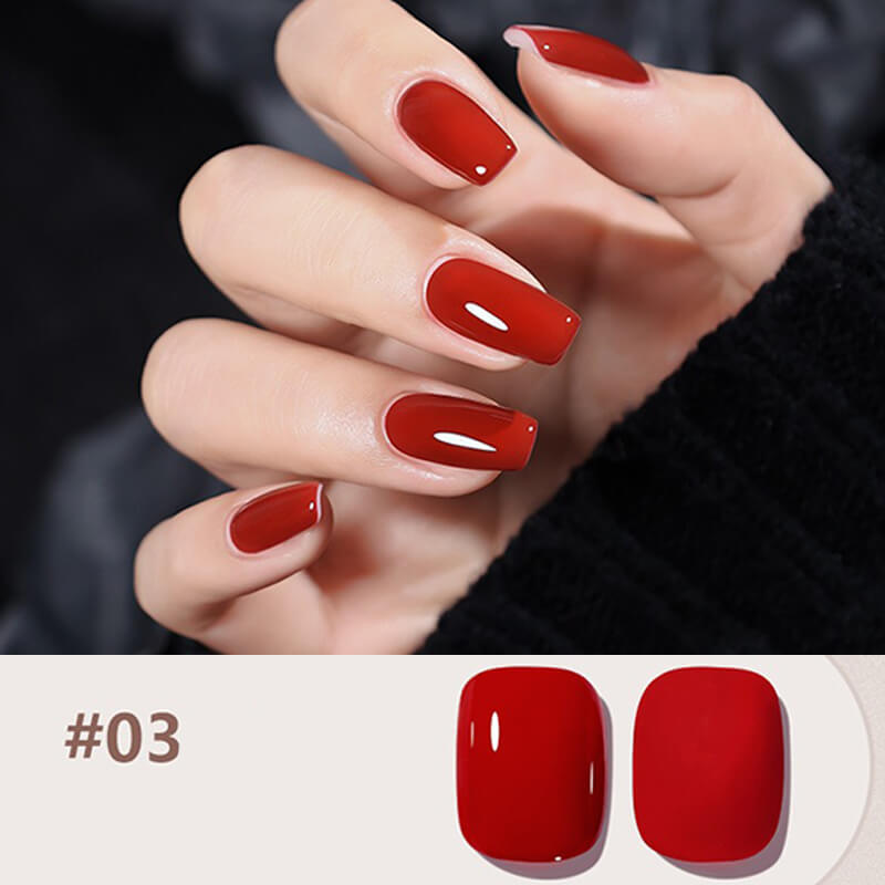 Red Nail Gel Polish