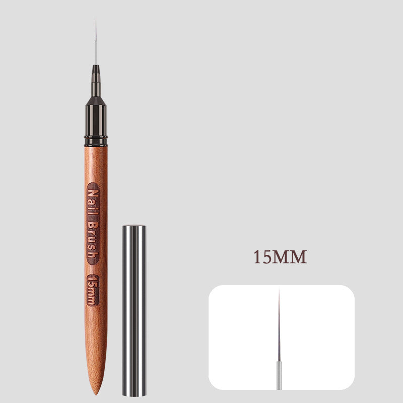 Ultra Thin Liner Nail Art Brush Wooden Nail Art Painting Tools