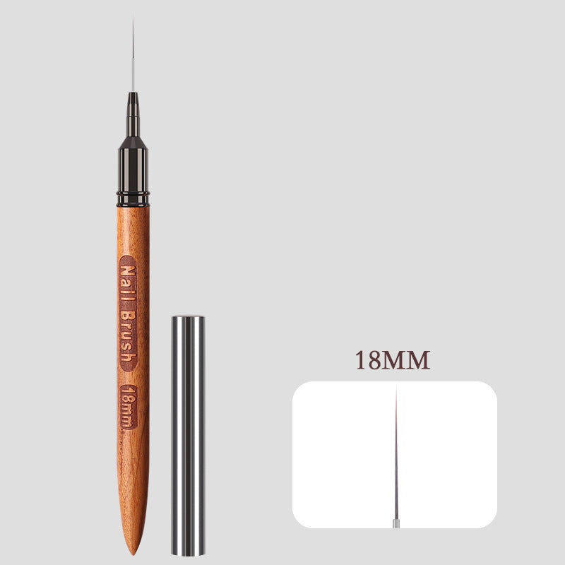 Ultra Thin Liner Nail Art Brush Wooden Nail Art Painting Tools