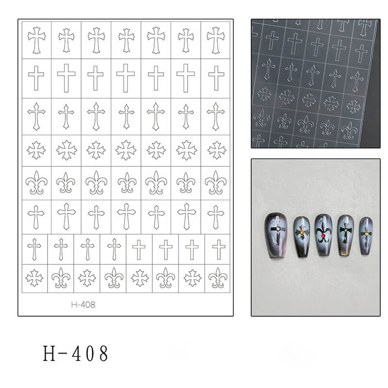 transparent-hollow-butterfly-cross-nail-airbrush-sticker
