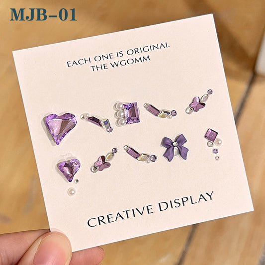 Nail Rhinestone Designed Nail Gem Nail DIY Decoration