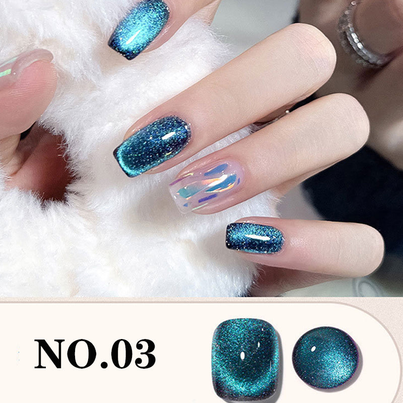 Cat Eye Nail Gel Polish Magnetic Gel Polish Shiny Dazzling Nail