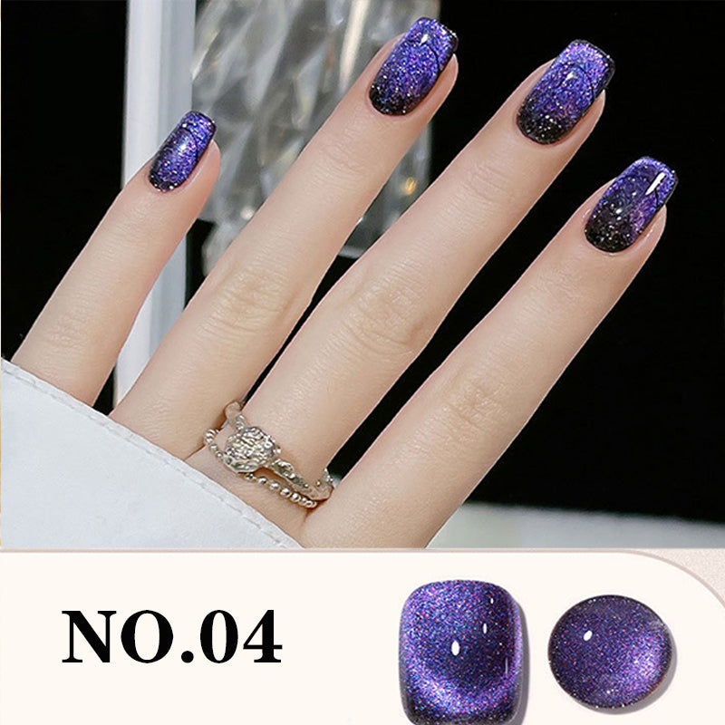 Cat Eye Nail Gel Polish Magnetic Gel Polish Shiny Dazzling Nail