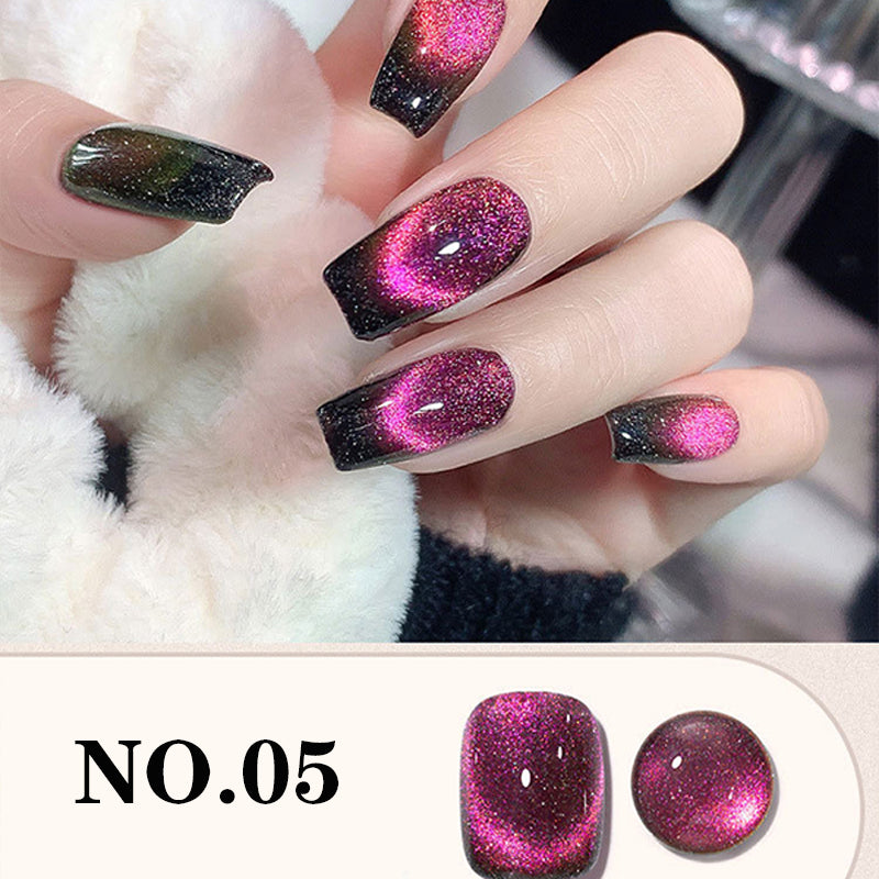 Cat Eye Nail Gel Polish Magnetic Gel Polish Shiny Dazzling Nail