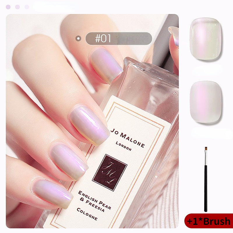 Polarized Nail Gel Polish Pearl Mermaid Nail Gel Shimmer Shell Gel