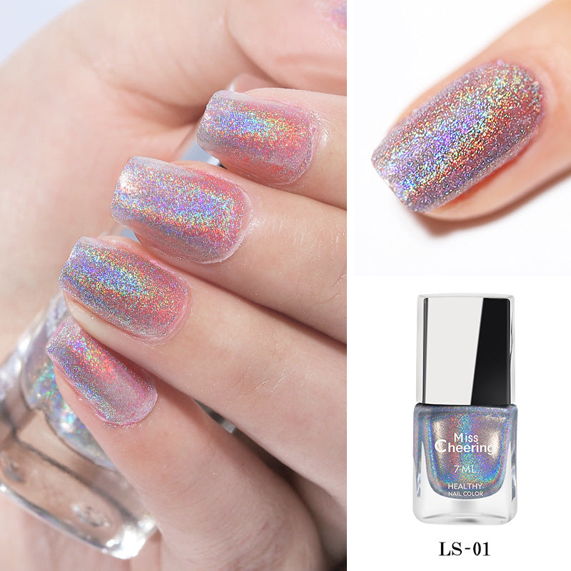 Reflective Laser Flash Gel Nail Polish Glitter Explosion Color Gel Polish Lacquer