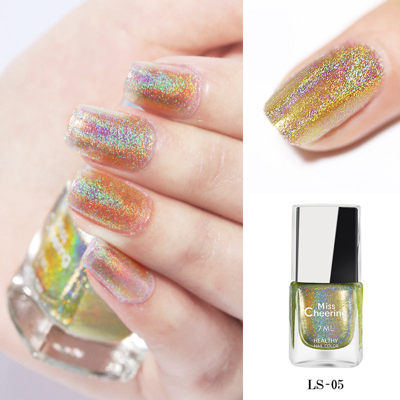 Reflective Laser Flash Gel Nail Polish Glitter Explosion Color Gel Polish Lacquer