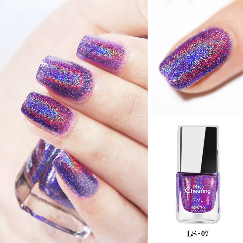 Reflective Laser Flash Gel Nail Polish Glitter Explosion Color Gel Polish Lacquer