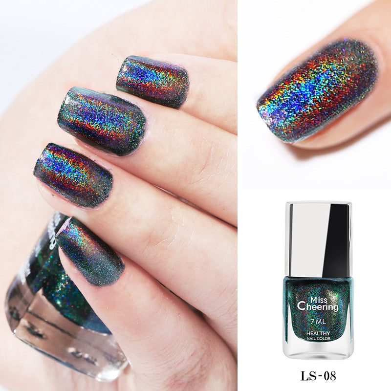 Reflective Laser Flash Gel Nail Polish Glitter Explosion Color Gel Polish Lacquer