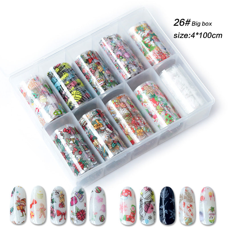 Nail Art Foil Transfer Sticker Kit Nail Art Decals