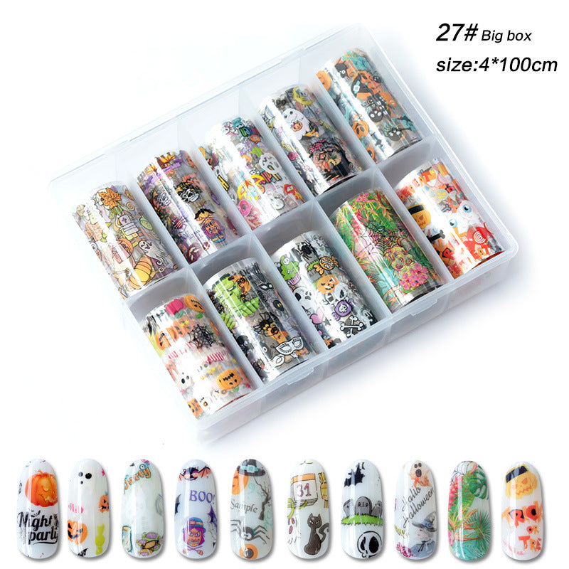 Nail Art Foil Transfer Sticker Kit Nail Art Decals