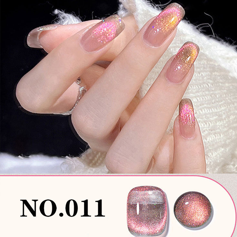 Cat Eye Nail Gel Polish Magnetic Gel Polish Shiny Dazzling Nail