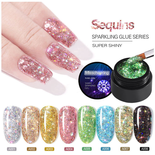 SEQUINS NAIL GEL