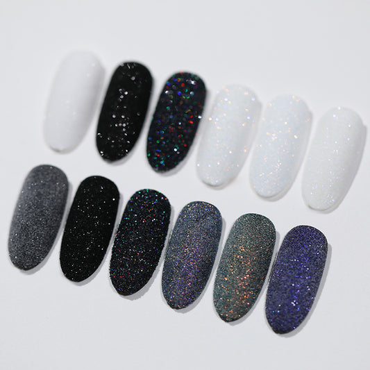 Holographic Ultra Fine Glitter Powder Shiny Sugar Effect Nail Powder 