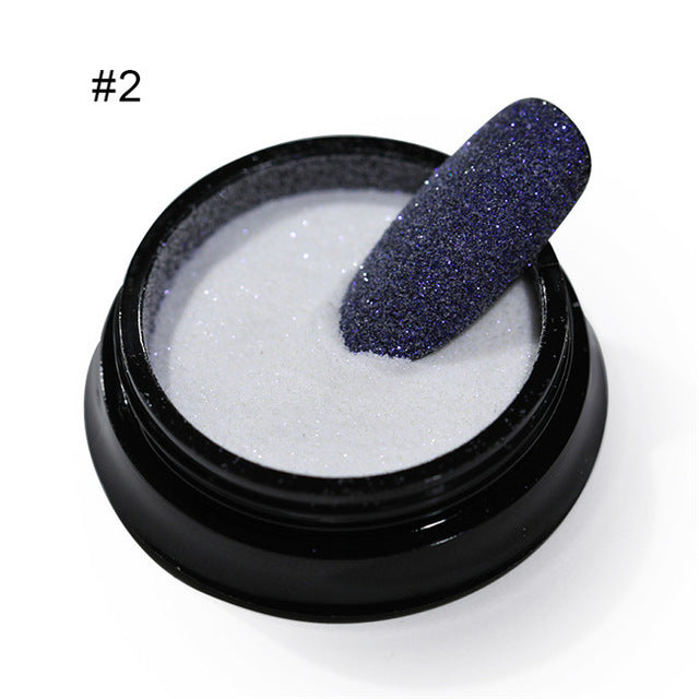 Holographic Ultra Fine Glitter Powder Shiny Sugar Effect Nail Powder 