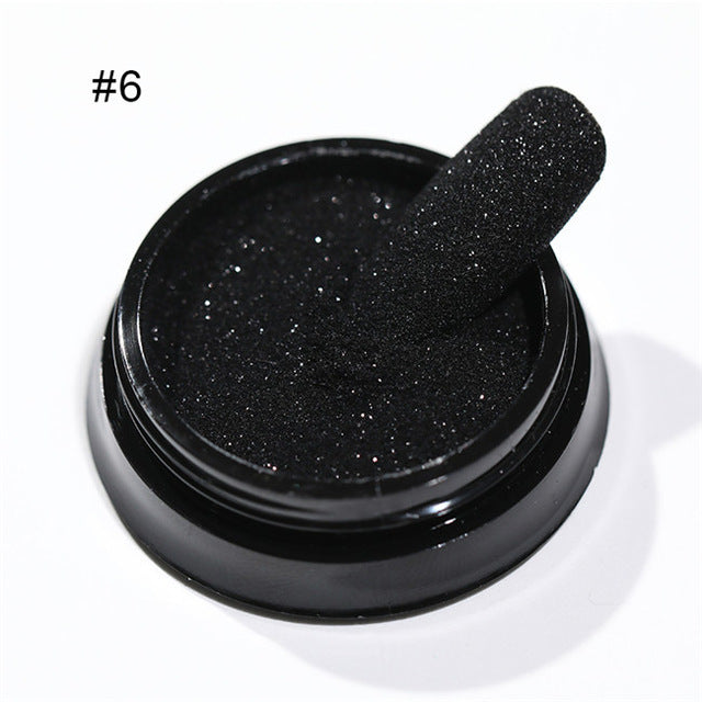 Holographic Ultra Fine Glitter Powder Shiny Sugar Effect Nail Powder 