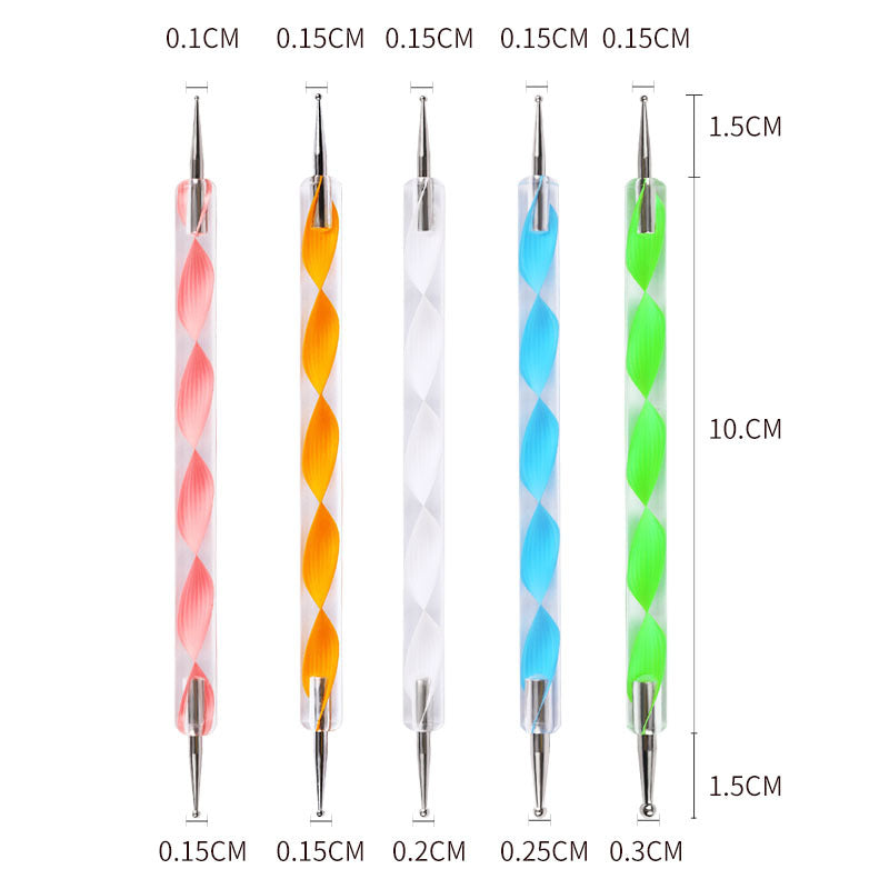 5pcs Professional Nail Art Dotting Pen