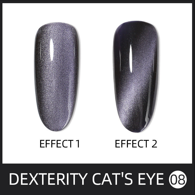 9D Cat-Eye Gel Nail Polish Magnetic Gel Polish Glitter UV Gel Nail Polish