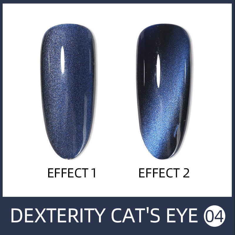 9D Cat-Eye Gel Nail Polish Magnetic Gel Polish Glitter UV Gel Nail Polish