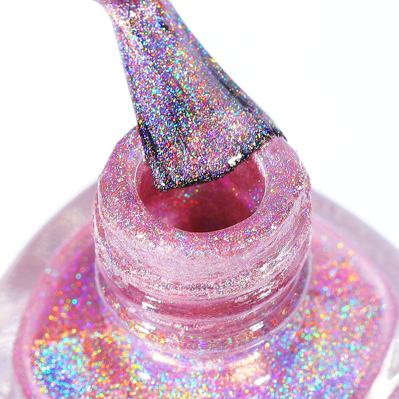 Reflective Laser Flash Gel Nail Polish Glitter Explosion Color Gel Polish Lacquer