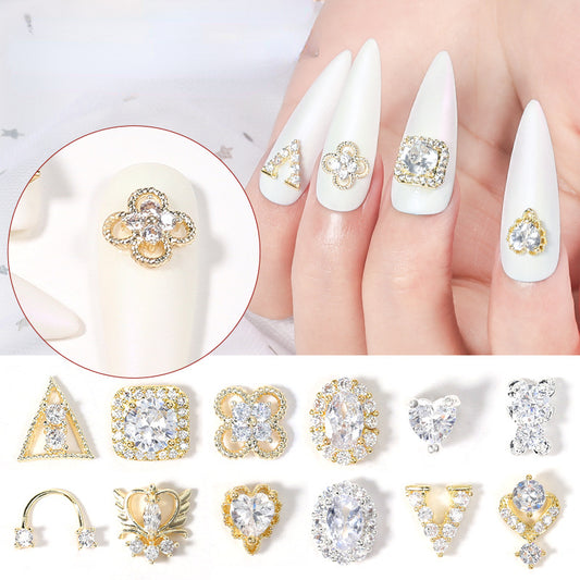 3D Shiny Zircon Rhinestone Nail Decoration Diamond