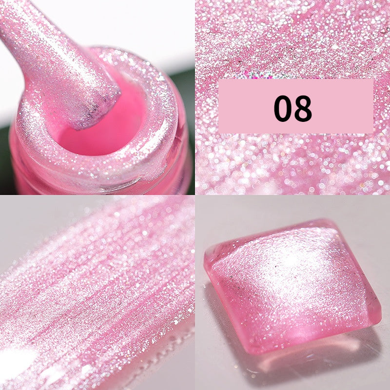 Pearl Shell Gel Polish Polarized  Glitter Gel Nail Polish